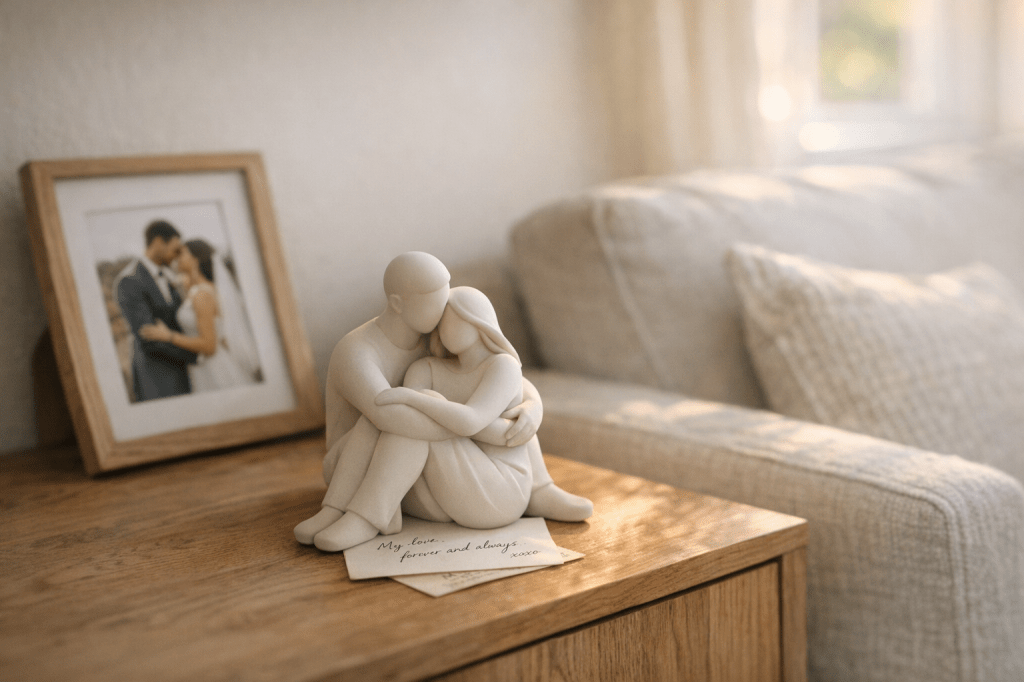 Hoe kies je liefde beeldjes die passen bij de interieurstijl en de symboliek van jullie relatie?